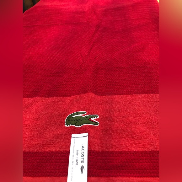 Lacoste Bath Nwt Lacoste Bath Sheet Towels Poshmark